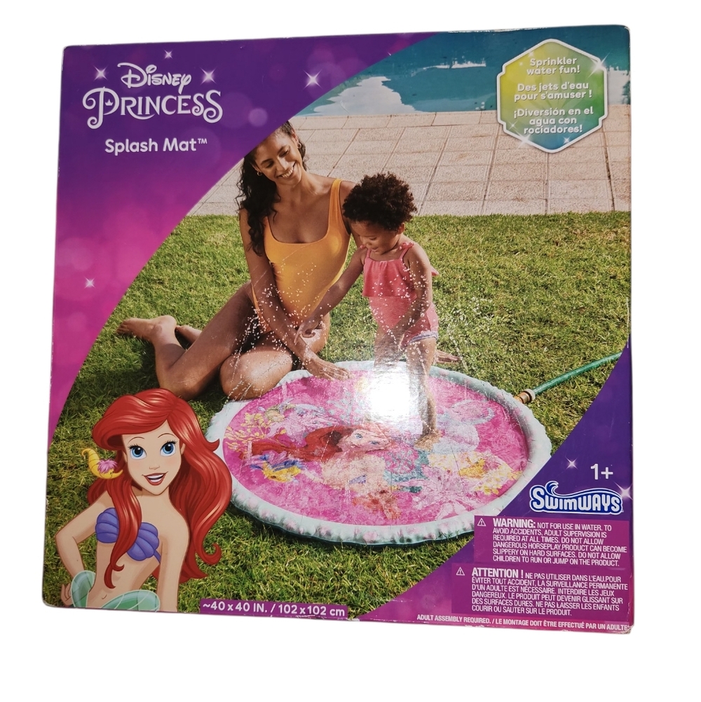 Disney Princess Ariel Pink and Blue Splash Mat For Babies